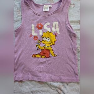 Lisa Simpson Purple Tank